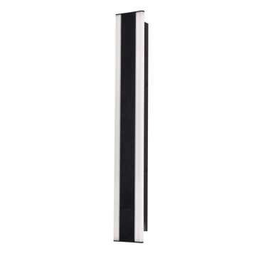 AFX Rhea 36" LED Outdoor Wall Sconce - Battery Backup - 30W - CCT Selectable - 120-277V - Black