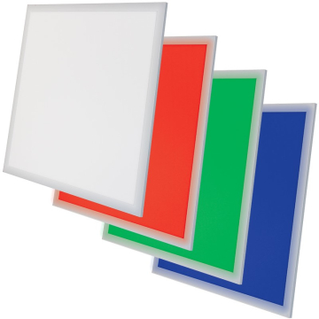 36W 2x2 RGB + White LED Flat Panel - Remote Controlled - RGB + 28-65K - 3,060 Lumens - 120V