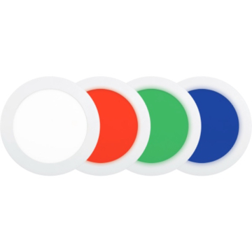 RGB and Tunable White LED Recessed Downlight - 4" - RGB + 27-65K - 24V