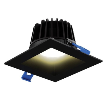 DALS RGR Regressed Square LED Downlight - 4" - 15W - CCT Selectable - 120V - Black