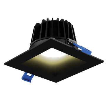 DALS RGR Regressed Square LED Downlight - 6" - 20W - CCT Selectable - 120V - Black
