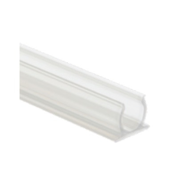 American Lighting 48" Clear Plastic Mounting Track for 1/2" FlexBrite Rope Light