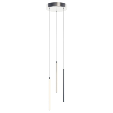 AFX Rosemont 12" LED Pendant Light - 3000K - 120V - Satin Nickel
