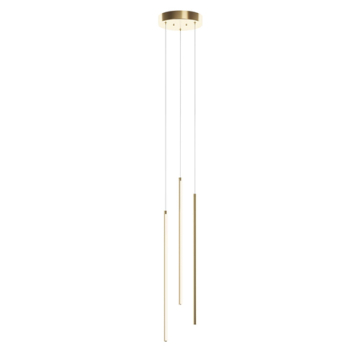 AFX Rosemont 24" LED Pendant Light - 3000K - 120V - Satin Brass