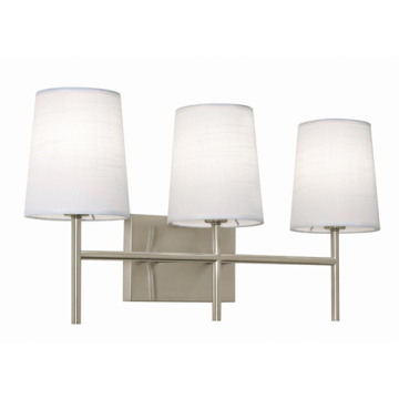 AFX Rose 3-Light Vanity Light - 120V - Satin Nickel
