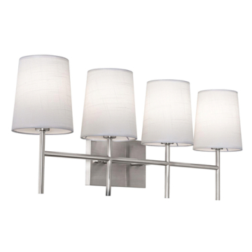 AFX Rose 4-Light Vanity Light - 120V - Satin Nickel