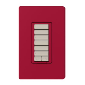 Lutron RadioRA 2 seeTouch CL Hybrid Keypad - 6 Button w/ Raise-Lower - Hot