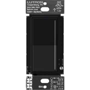 Lutron Sunnata PRO LED+ Touch Companion Dimmer - Black