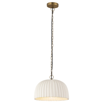 Canarm Audrey 1-Light Pendant - 120V - Antique brass