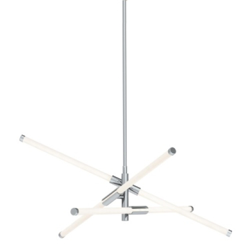 AFX Rusnak 30" LED Pendant - 3000K - 120V - Polished Chrome