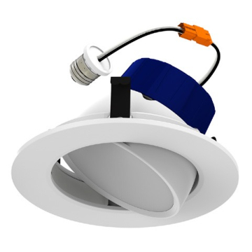 Sylvania 4" 8W Hi-Performance LED Gimbal Retrofit Downlight - CCT Selectable - 700 Lumens - 120V