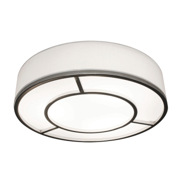 AFX Reeves 16" LED Flush Mount - Motion Sensor - Battery Backup - 30W - CCT Selectable - 120-277V - Satin Nickel