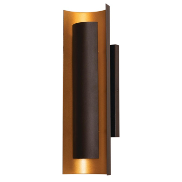 AFX Reveal 16" Sconce - 3000K - 120V - Black / Gold