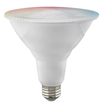 SATCO Starfish Smart 15W PAR38 LED Lamp - RGB & Tunable White - 1200 Lumens - T20 Compliant - 120V
