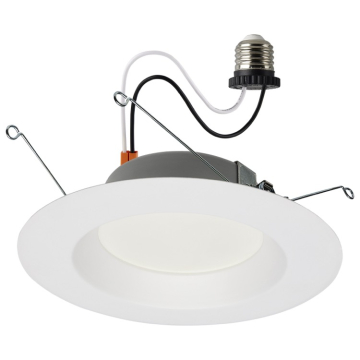 SATCO|NUVO LED Downlight Retrofit - 5-6" - 12.5W - 4000K - 900 Lumens - 120V - White