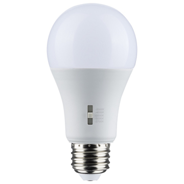SATCO 14W A19 LED Lamp - E26 - 5CCT Selectable - 1600 Lumens - 120V