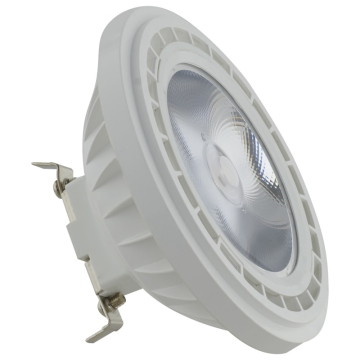 SATCO 7W LED AR111 Lamp - 520 Lumens - G53 Base - 3000K - 12° Spotlight - 12V