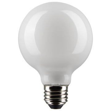 SATCO 4.5W G25 LED Filament Lamp - White - E26 - 2700K - 350 Lumens - 120V