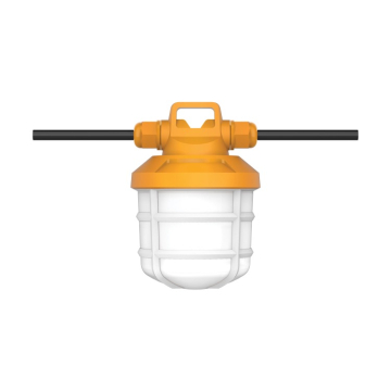 SATCO|NUVO Hi-Pro LED Temporary String Light - 50W - 5 Interconnected Lamps - 5000K - Integrated Cord / Plug - 120V