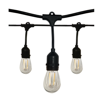 SATCO|NUVO 24' Indoor/Outdoor LED String Light - S14 Lamps Included - 2700K - 120V