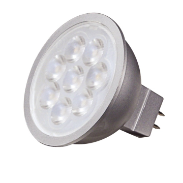 SATCO 6.5W MR16 LED Lamp - 2700K - 25° Beam Angle - GU5.3 Base - 12V AC/DC