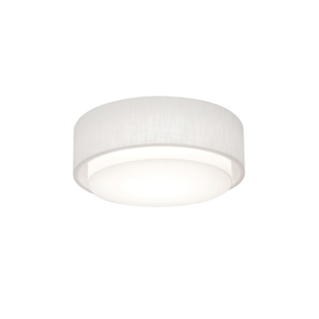 AFX Sanibel 16" Flush Mount - 120V - Linen White