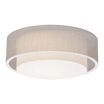 AFX Sanibel 18" LED Flush Mount - Motion Sensor - 30W - CCT Selectable - 120-277V - Jute