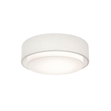 AFX Sanibel 18" Flush Mount - 120V - Linen White