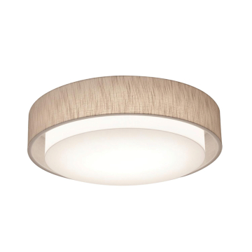 AFX Sanibel 23" LED Flush Mount - 42W - CCT Selectable - 120-277V - Jute