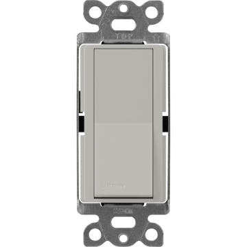 Lutron Claro 3-Way Switch - 15A - Pebble