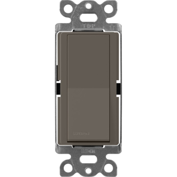 Lutron Claro 3-Way Switch - 15A - Truffle