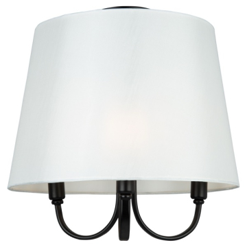 Artcraft Rhythm 3-Light Semi-Flush Mount - 120V - Black