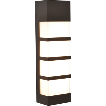 AFX State 17" LED Outdoor Wall Sconce - Photocell - 24W - 3000K - 120-277V - Textured Bronze