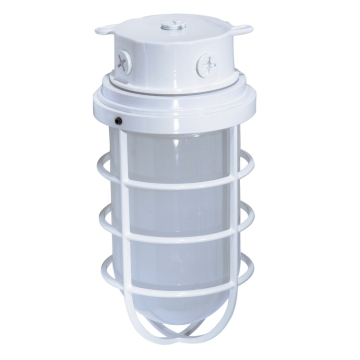 SATCO|NUVO 1-Light Vapor Proof Fixture - 11" - Surface Mount - Frosted Glass - White - 120V