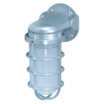 SATCO|NUVO 1-Light Vapor Proof Fixture - 10" - Wall Mount - Frosted Glass - Metallic Silver - 120V