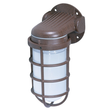 SATCO|NUVO 1-Light Vapor Proof Fixture - 10" - Wall Mount - Frosted Glass - Old Bronze - 120V