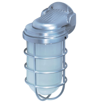 SATCO|NUVO 1-Light Vapor Proof Fixture - 11" - Wall Mount - Frosted Glass - Metallic Silver - 120V