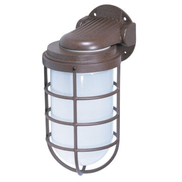 SATCO|NUVO 1-Light Vapor Proof Fixture - 11" - Wall Mount - Frosted Glass - Old Bronze - 120V