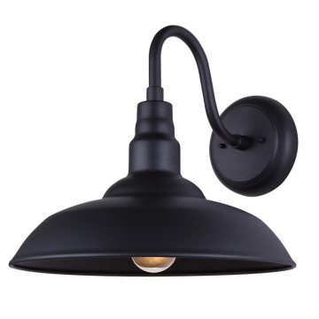 Canarm Valec 1-Light Outdoor Lantern - 120V - Sand Black