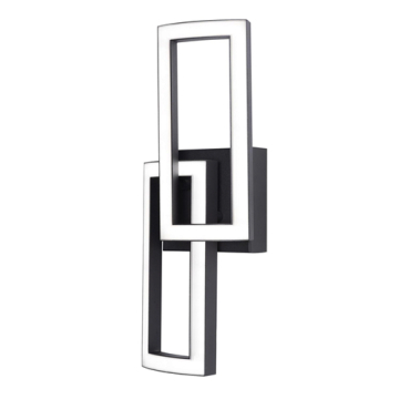 AFX Sia 17" LED Wall Sconce - CCT Selectable - 120-277V - Black