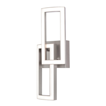 AFX Sia 17" LED Wall Sconce - CCT Selectable - 120-277V - Painted Nickel