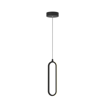 AFX Sienna 12" LED Pendant Light - CCT Selectable - 120V - Black