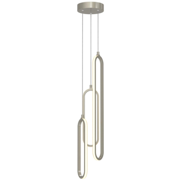 AFX Sienna 3-Light LED Pendant Light - CCT Selectable - 120V - Painted Nickel