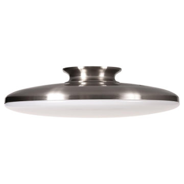 AFX Skye 15" LED Flush Mount - CCT Selectable - 120V - Satin Nickel