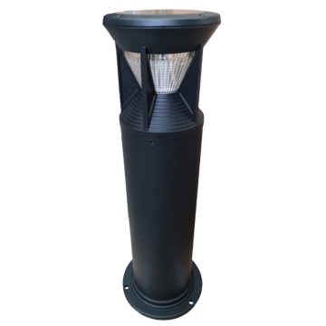 Light Efficient Design LED Solar Bollard Light - 2W - 4000K - 266 Lumens