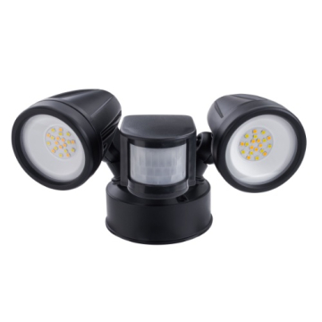 Stonco LED Security Light - 20W - 2000 Lumens - CCT Selectable - 120V - Black