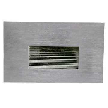 Westgate SLE LED Step Light - Recessed - 3.5W - CCT Selectable - 50 Lumens - 12V - Brushed Nickel