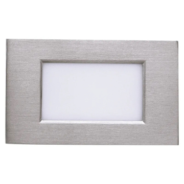 Westgate SLE LED Step Light - Open Lens - 3.5W - CCT Selectable - 75 Lumens - 120V - Brushed Nickel