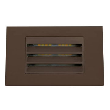 Westgate SLE LED Step Light - Louver - 5W - CCT Selectable - 75 Lumens - 12V - Oil-Rubbed Bronze