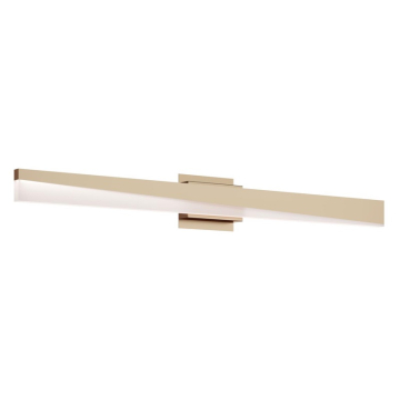 AFX Slant 36" LED Vanity Light - 33W - CCT Selectable - 120-277V - Light Antique Brass